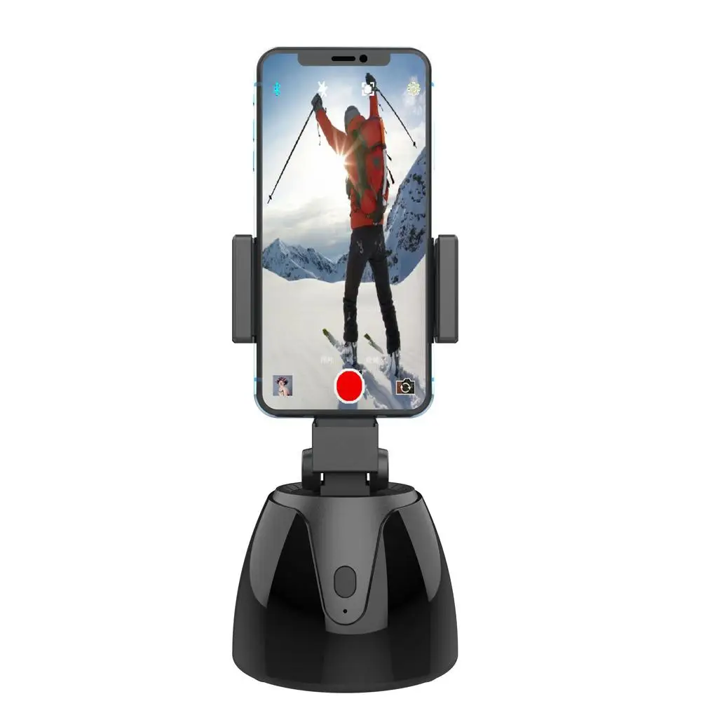 Auto Smart Selfie Stick stabilizer 360 Degree Rotation Phone Holder Face Tracking Camera Tripod For Vlog Video Living Recording