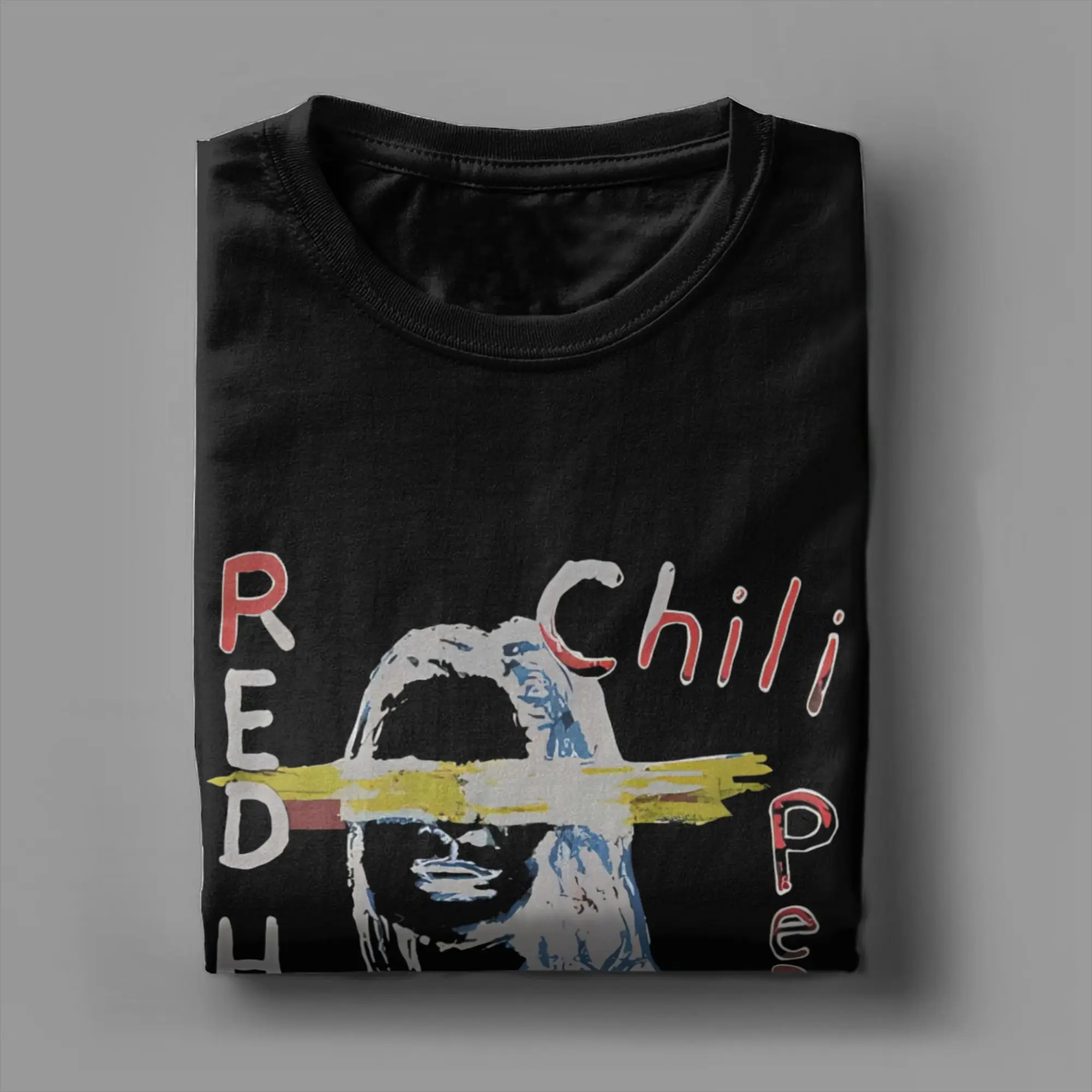 Herren-T-Shirt RHCP Red Hot Chili Peppers T-Shirts Neuheit Sommer-T-Shirt Y2K Lässige Kleidung aus 100 Baumwolle Geburtstagsgeschenk