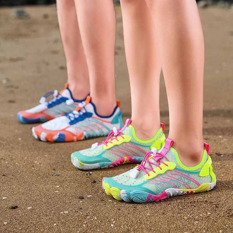 Men's Quick-Interference Water Shoes - Non-Slip, Men's and Women's Couple's River Tracking, Beach, Swimming, Fishing and Sports Fitness Shoes - Breathable Mesh and Rubber Soles - Outdoor Activities and Water Sports