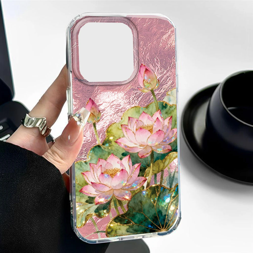 Korean Lotus Flower Girls Phone Case Cover
