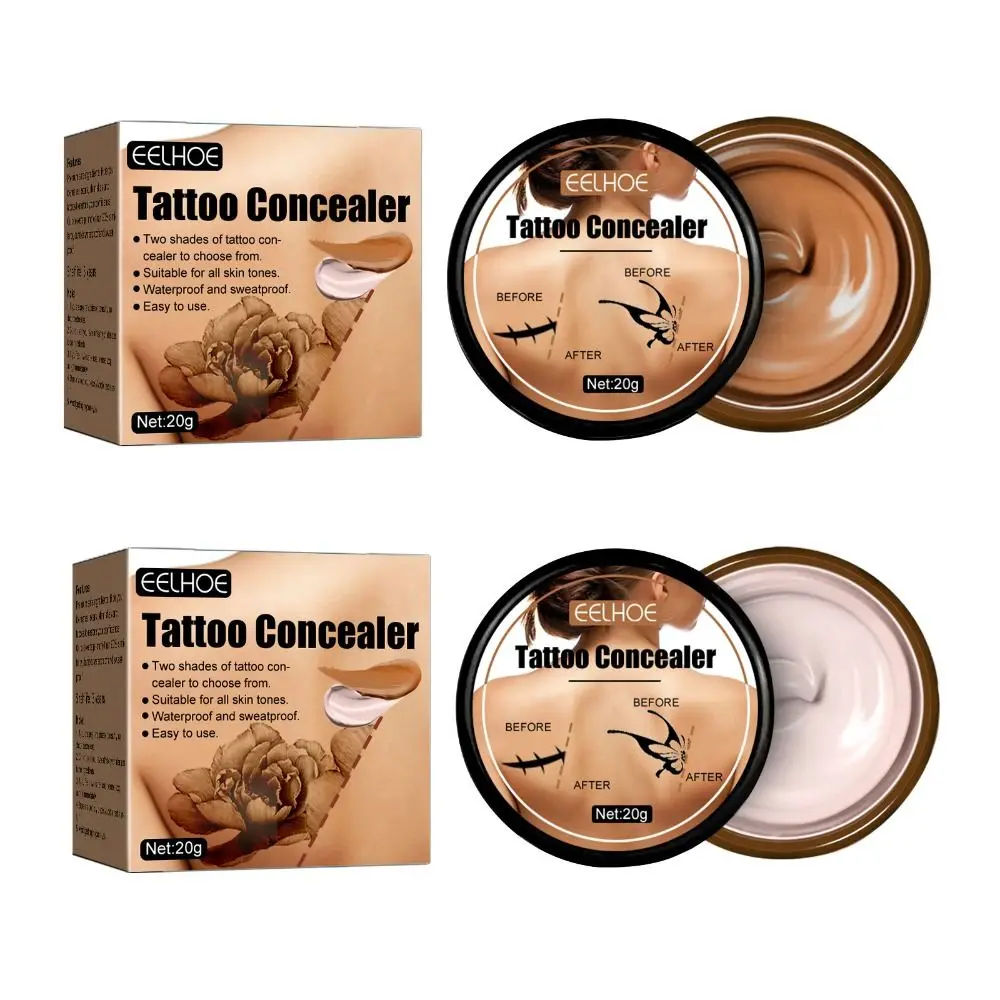 1PC 20g Tattoo Concealer Varicose Veins Dark Spots Scars Body Concealer Body Waterproof Foundation Cover Up Cosmetics