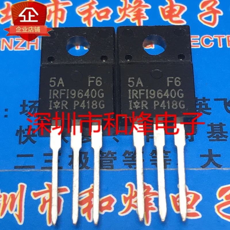 

Оригинальные новые модели IRFI9640G, 200 в, а, 30 шт.