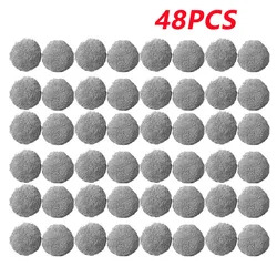 Universal Round Mops & Cleaning Cloth for Window Cleaning Robots - Purerobo W-R3S Accessories (48pcs)