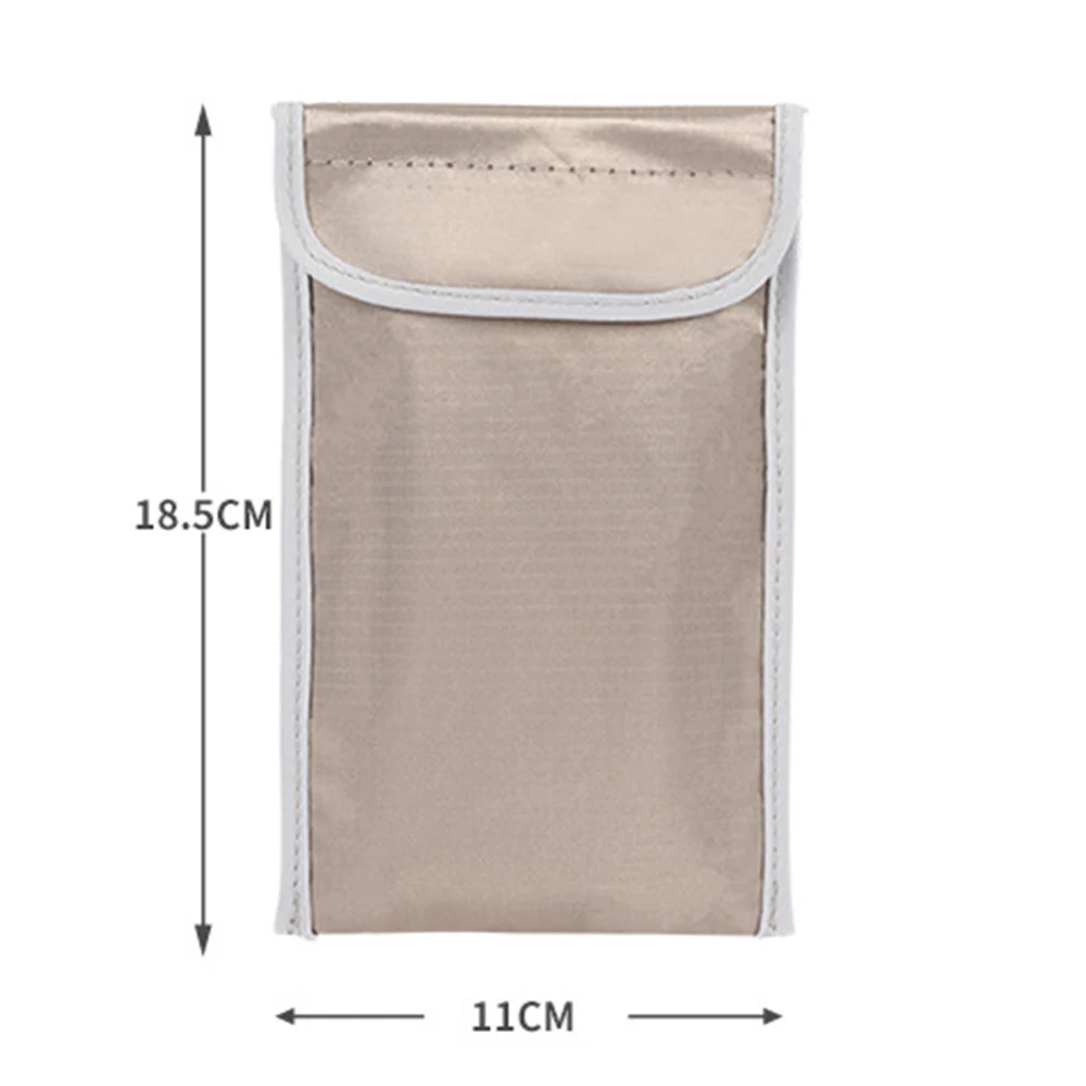 RF Signal Blocking Faraday Bag - Anti-Radiation & Anti-Tracking Pouch