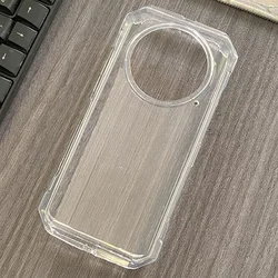 Soft TPU Black Transparent Protective Phone Case Cover Shell for Doogee V30 Pro (Clear)