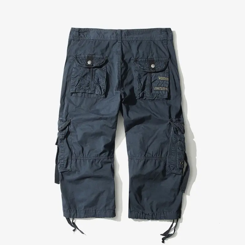 thumbnail image 1 of Pantalones cortos de camuflaje para hombre, estilo cargo, para senderismo, de combate, de camuflaje, estilo bermudas, de diseñador, de moda, elásticos, de algodón de lujo, holgados, 2024, 1 of 5