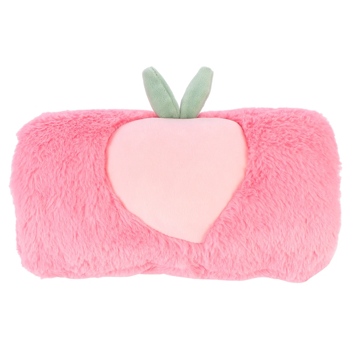 

Homoyoyo Faux Fur Handmuffs Rabbit Fur Hand Peach Pattern Winter Hand Muffs Plush Hand Wrist Hand Warmer Women Girls Ladies