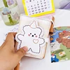 Cartoon Pu Purse Wallet Lovely Little Bear Coin Wallet Simple And Portable Three Fold Student Mini Card Bag Birthday Gift 4