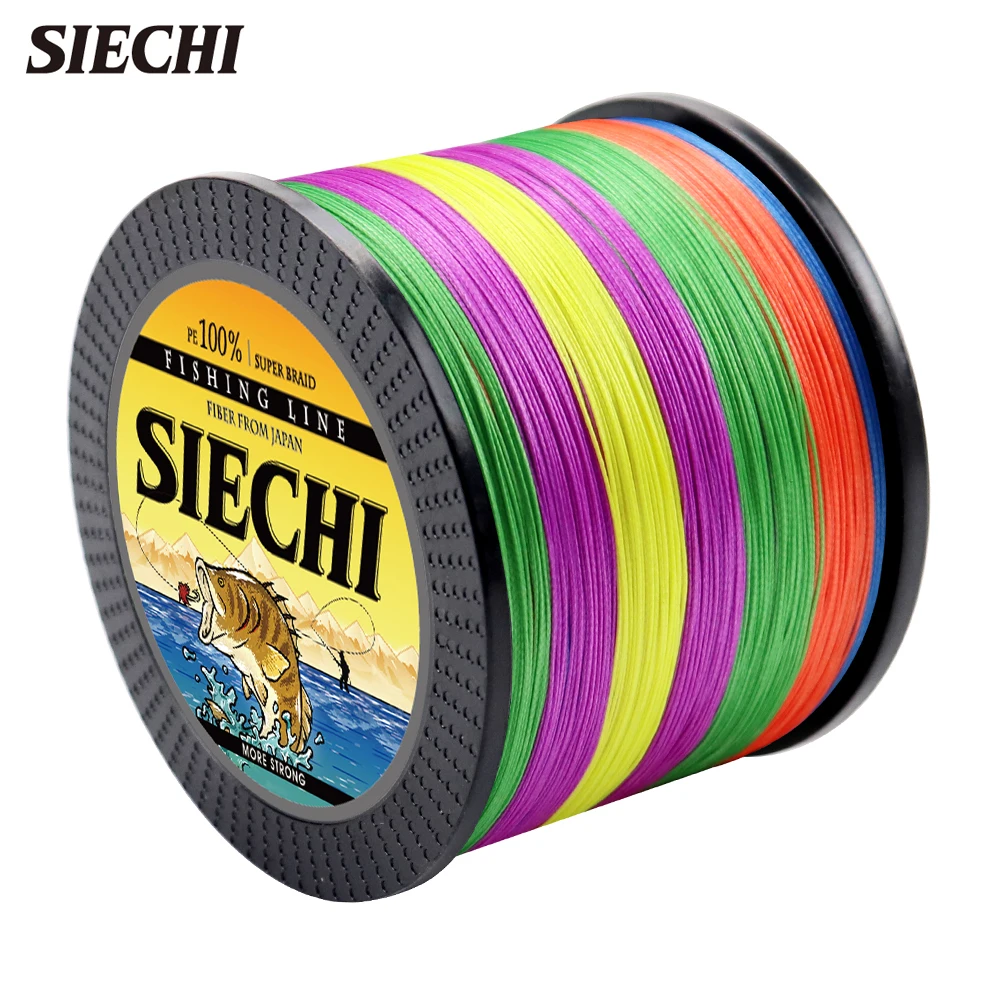SIECHI Япония PE 9 плетеная рыболовная леска устойчивая к истиранию проволока для