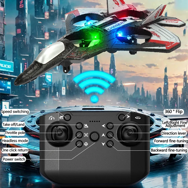 2.4G Remote Control Aircraft Gyroscope Stable Altitude RC Airplane Toy Foam Helicopter Plane for Boy Gifts 3