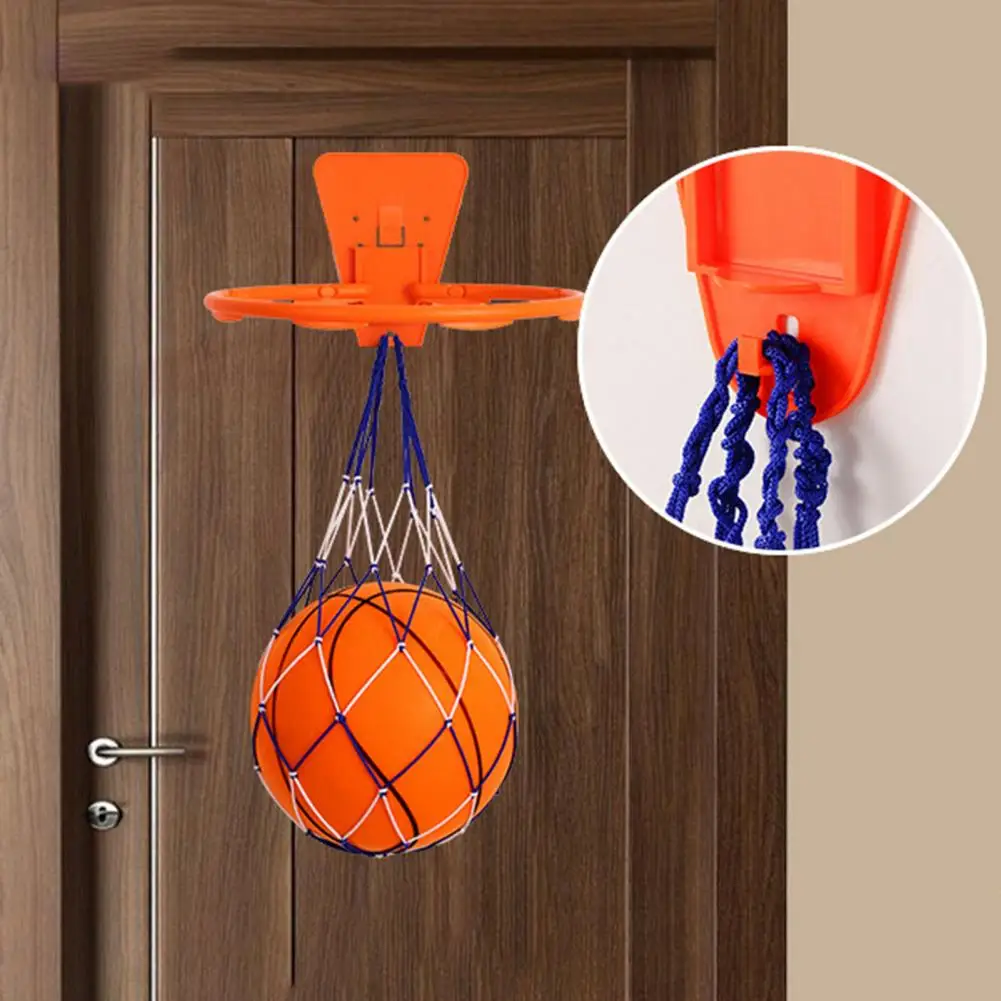 30/34cm Indoor Basketball Hoop Over The Door Mini Basketball Hoop Indoor Sports Accessory For Home Kids Bouncing Mute Silent