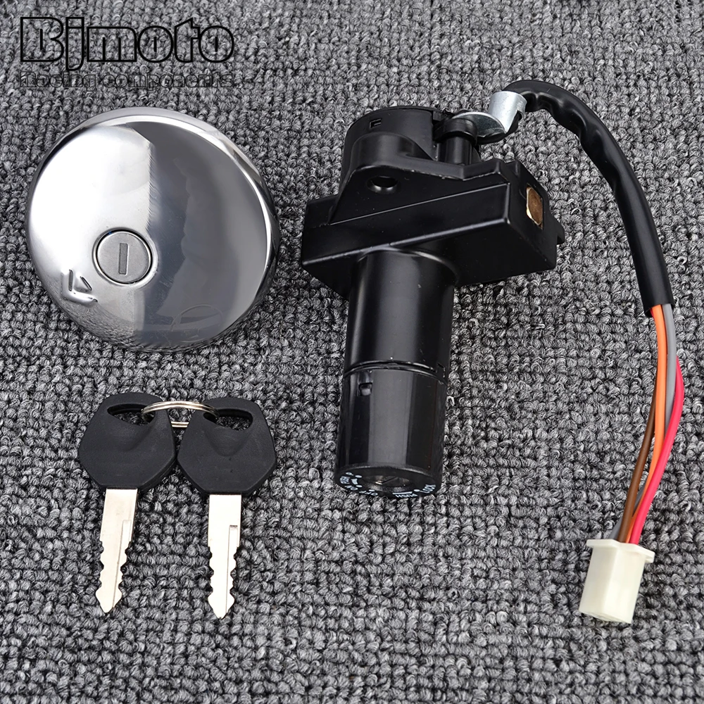 GN 250 Fuel Gas Cap Ignition Switch Seat Lock For Suzuki GN250 1985-2001