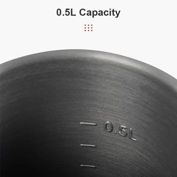 BRS 61 Camping Integrated Heat Collecting Pot Burner Ultralight Portable Hiking Furnace Outdoor Cooking Backpacking Stove System 3