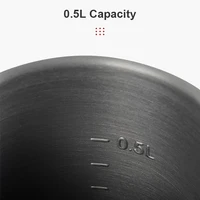 BRS 61 Camping Integrated Heat Collecting Pot Burner Ultralight Portable Hiking Furnace Outdoor Cooking Backpacking Stove System 3