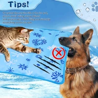 Cat Cooling Mat Water Injection Dog Mat Durable Leakproof Ice Pad Keep Puppy Dogs Cats Cool Summer Outdoor Indoor for All Pets 6