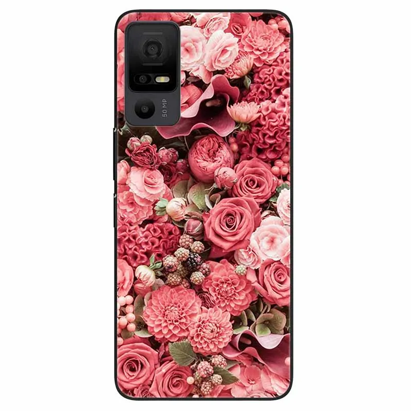 Luxurious Black Marble Silicone Phone Case - Soft Bumper Shell