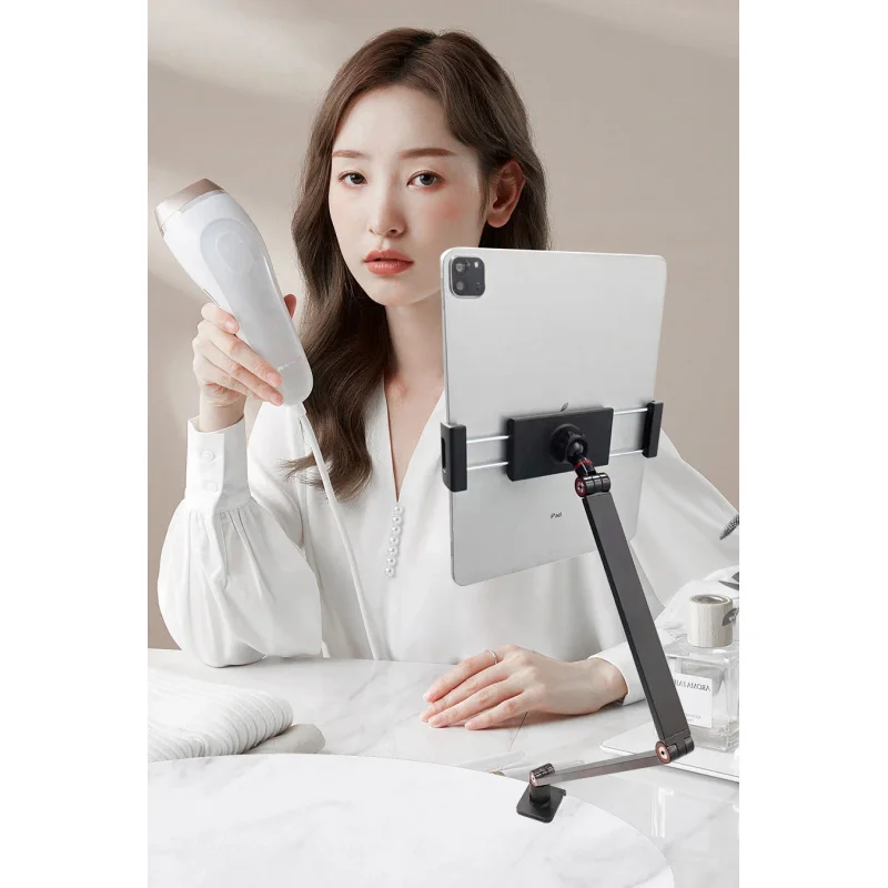 휴대용 금속 모니터 홀더 암 VESA 마운트 클램프 스탠드(12-17.3인치 게임용 확장 스크린용)