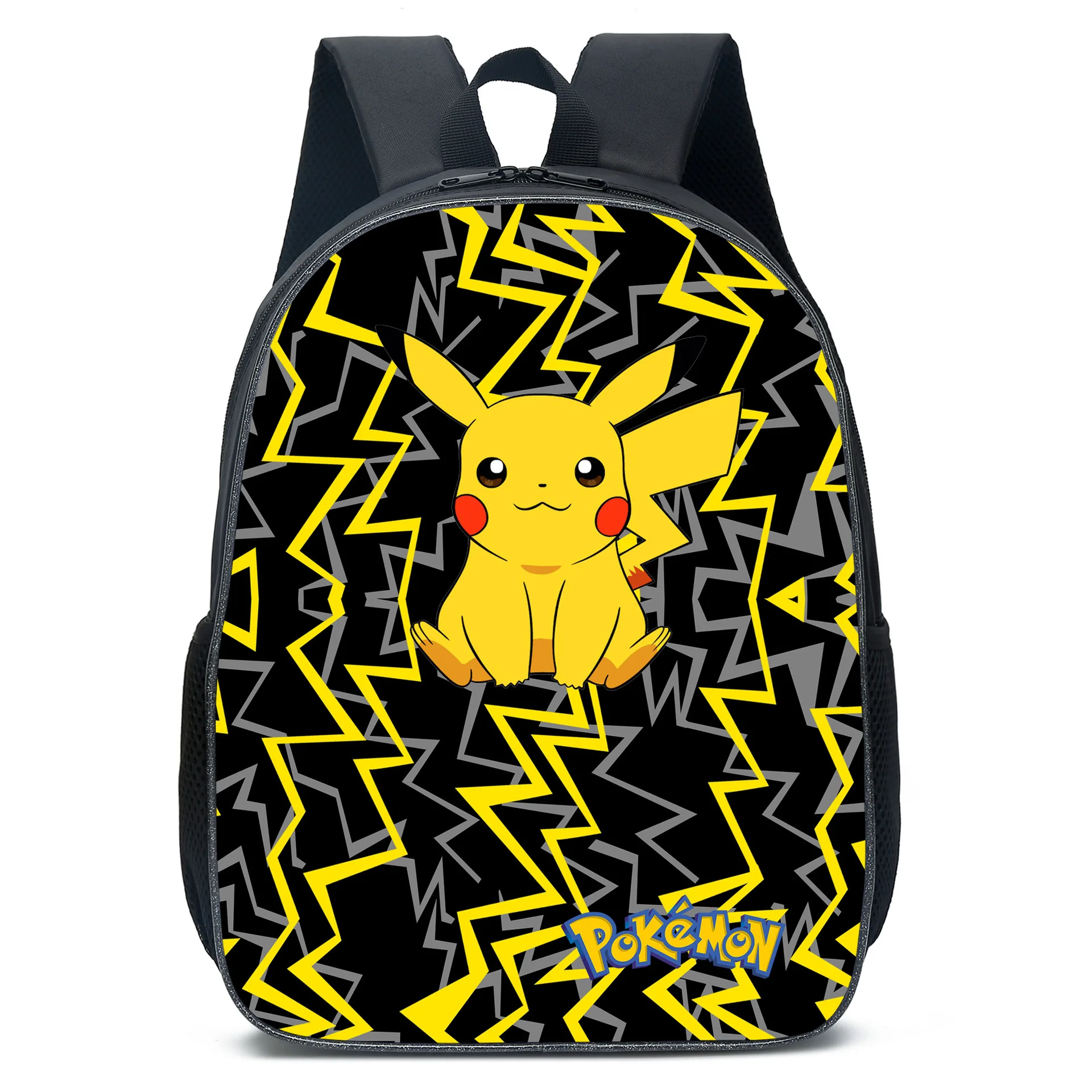 Pokemon School Bags Backpack Pikachu Eevee Anime Figures Kids Bags Big