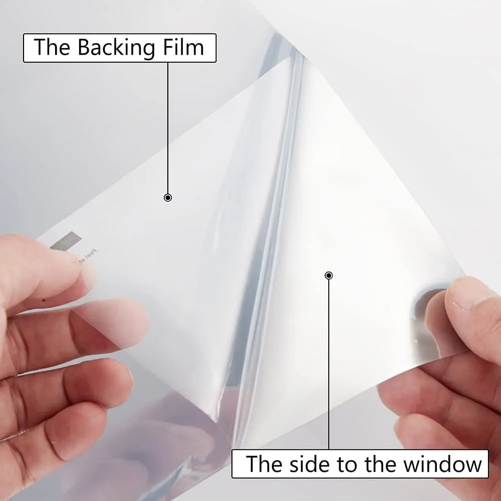 Privatsphäre Fenster Film Sonne Blockieren Spiegel Reflektierende Fenster  Tönung Eine Möglichkeit Wärme Steuerung Vinyl Anti UV Glas Aufkleber für  Home büro - AliExpress