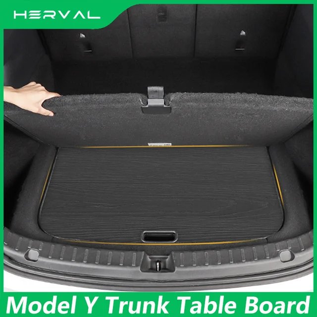 Herval For Tesla Model Y Table Desk Travel Folding Table Trunk