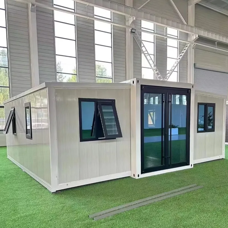 บ้านคอนเทนเนอร์ขยายได้ 40 ฟุต 3 ห้อง พร้อมเครื่องปรับอากาศ สำหรับภูมิอากาศร้อน 1