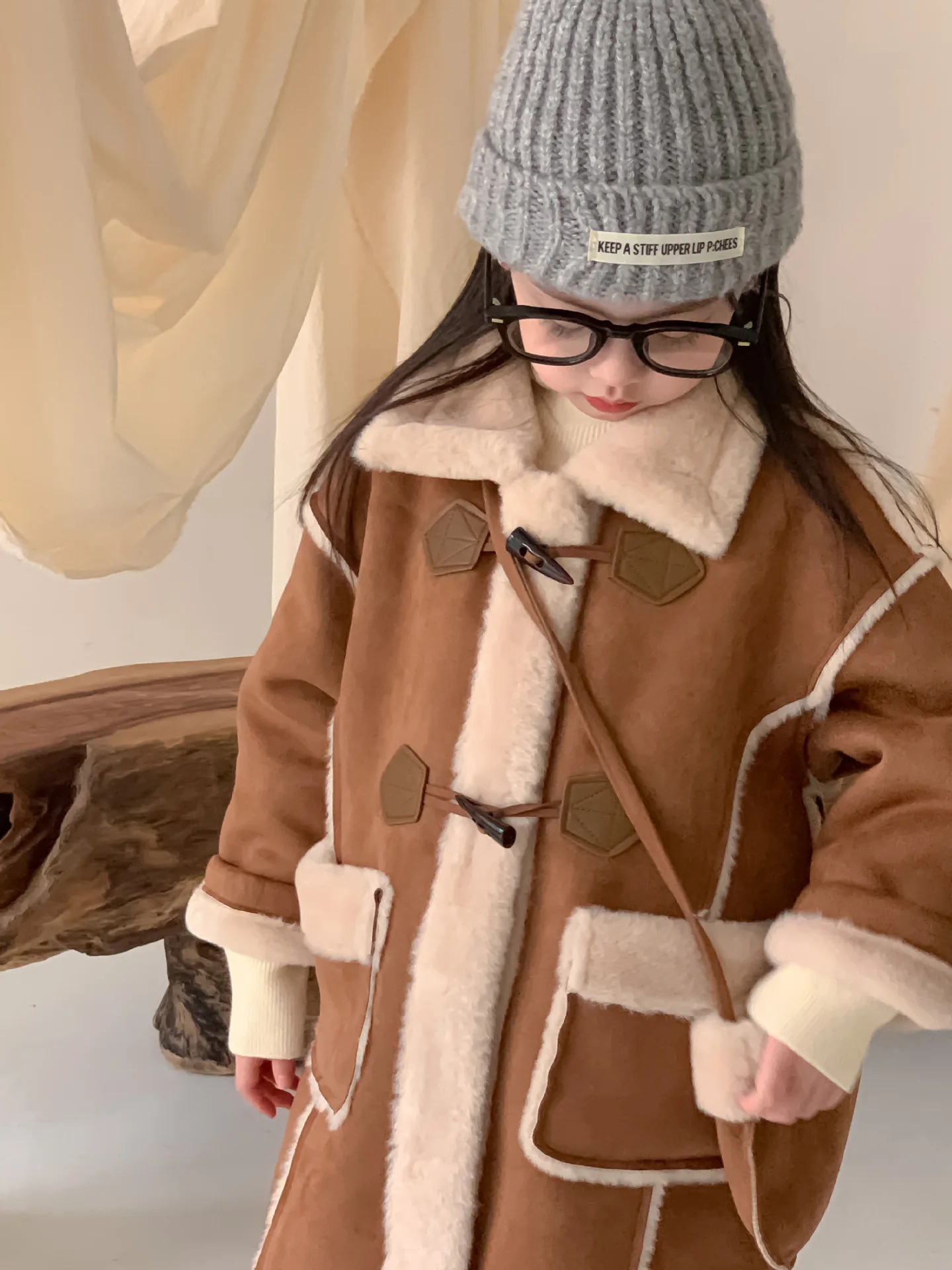 Girls Coat New Winter Thickened Long Coat - Uniqwear