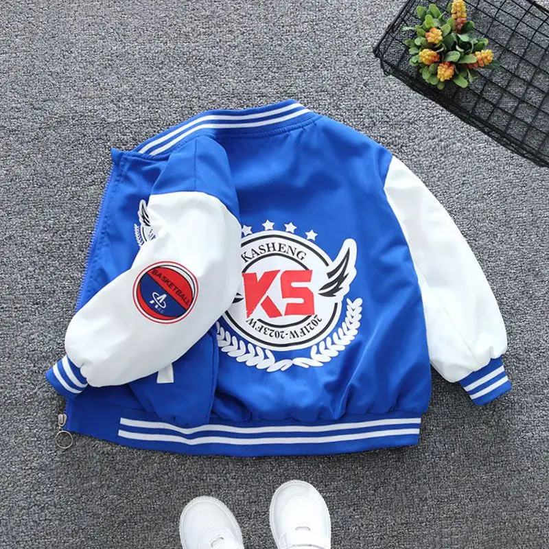 Spring Autumn Baby Boys Jackets Clothes Children Cartoon Jacket Coats Toddle Kids Outerwear Clothing 4-12 Years