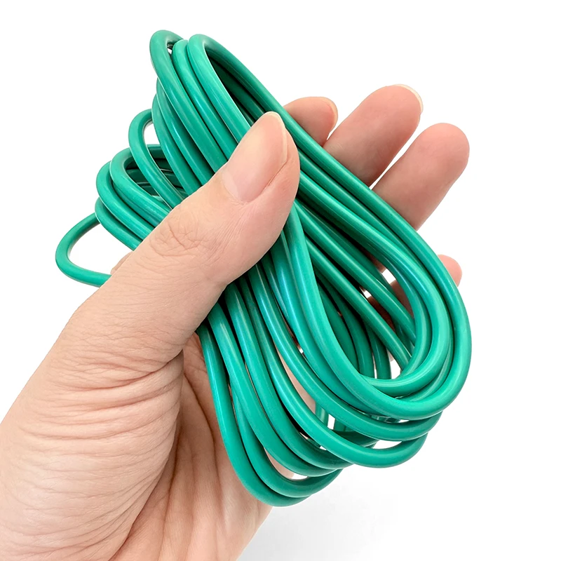 Grüner FKM-O-Ring aus Fluorkautschuk, 100/1000 Stück, CS1 mm, Dichtung, hochtemperaturbeständige, ölbeständige Isolierung, Kfz-Unterlegscheibe – Detail 4