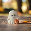 Adorable Cute Anime Pumpkin Statue Ornament for Home and Office Décor