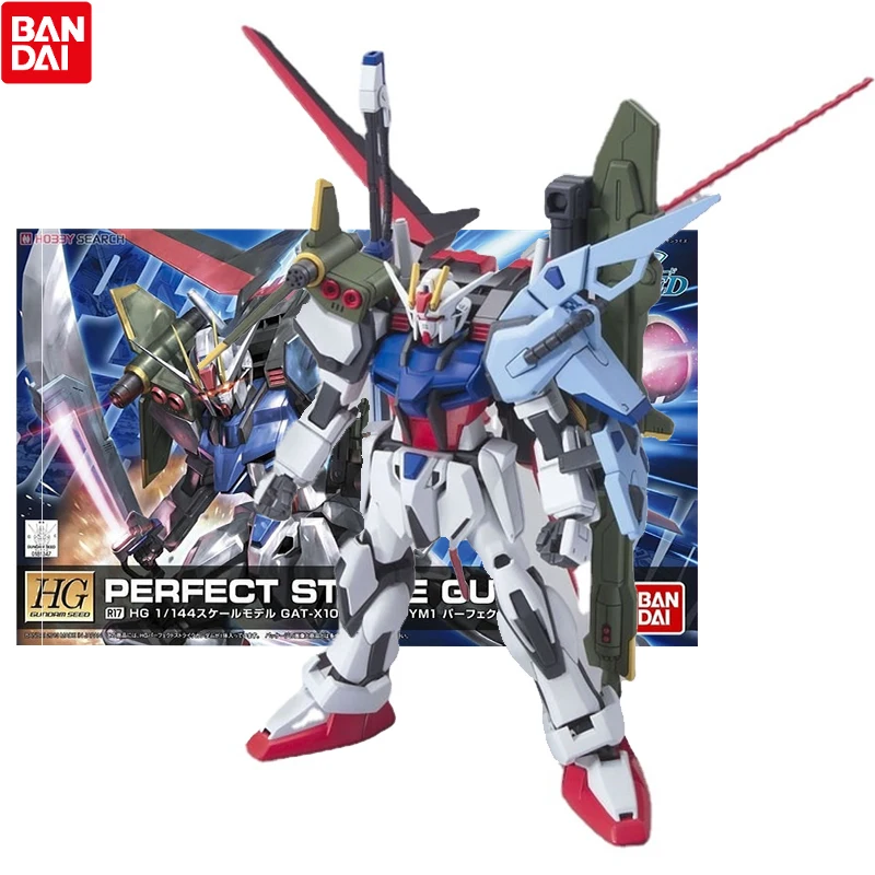 Набор оригинальных моделей Bandai Gundam фигурка из аниме HG SEED R17 коллекция Perfect Strike Gunpla
