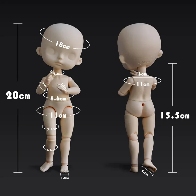 Monster savage baby joint voxel SD doll genuine ball BJD rubber girl Princess present DIY in stock gift 2