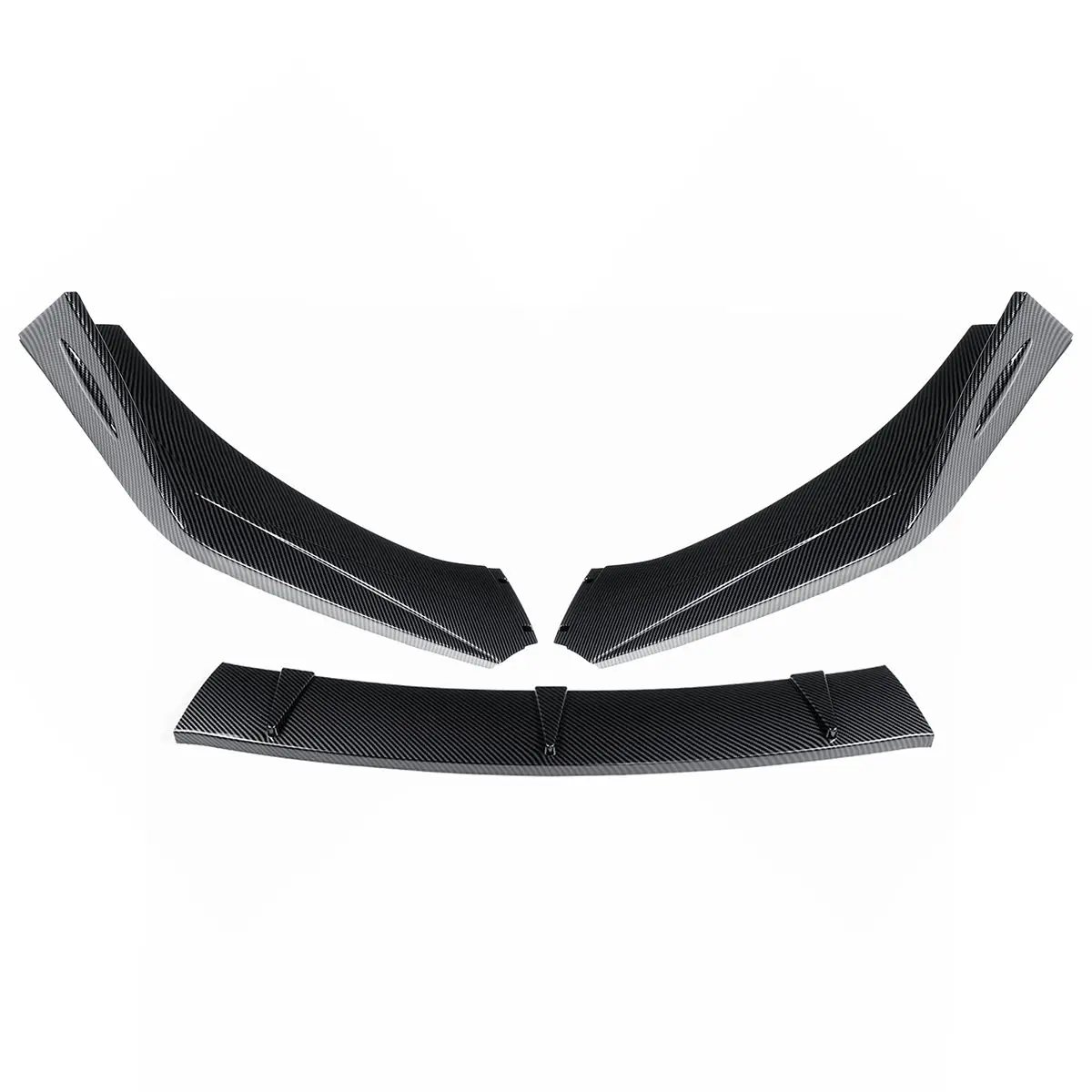 New Universal Car Front Bumper Splitter Lip Body Kit Spoiler Diffuser For Audi A5 Sline S5 RS5 09-16 For BMW For Benz For Mazad