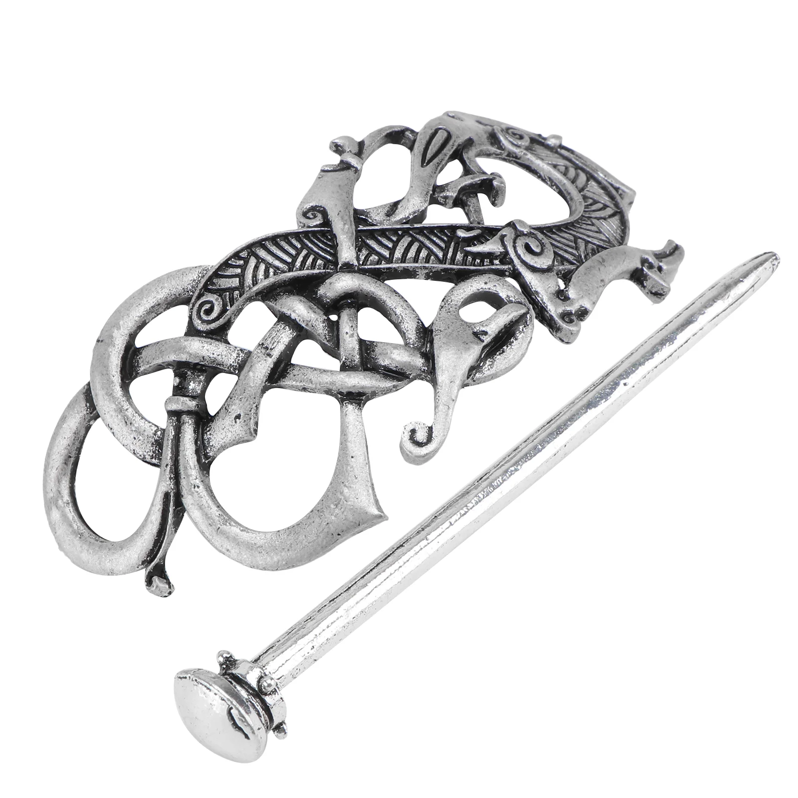 

Hair Slide Knot Hair Clip Silver Hair Pin Viking Hair Accessory for