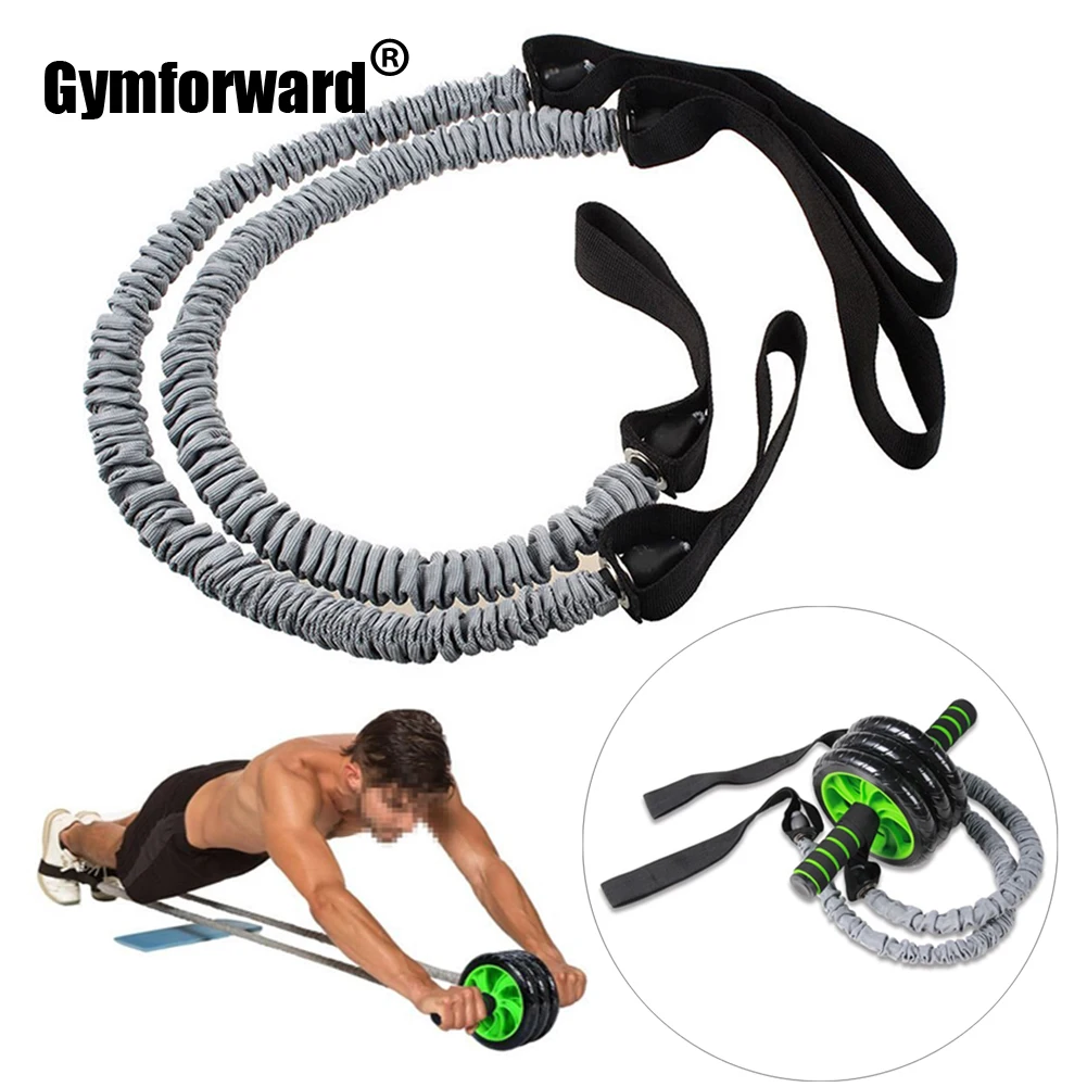 Ab Roller Wheel With Foam Grip Handles Abdominal ExerciseGym Strength Training 