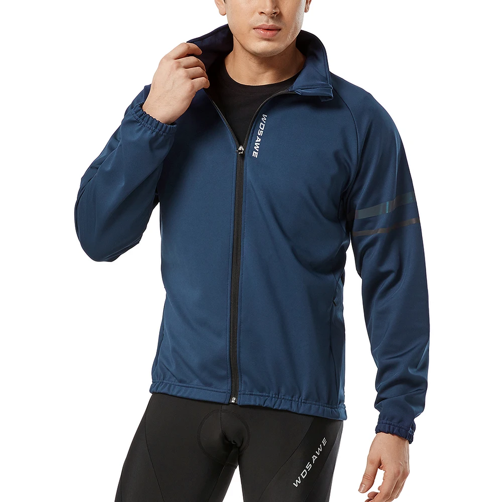 Cycling Jacket Cycling Clothes Winter Men's Cycling Jacket Waterproof Windproof Thermal Fleece Bike Jersey MTB Road Cycling Snowboarding Ski Jacket Coat
