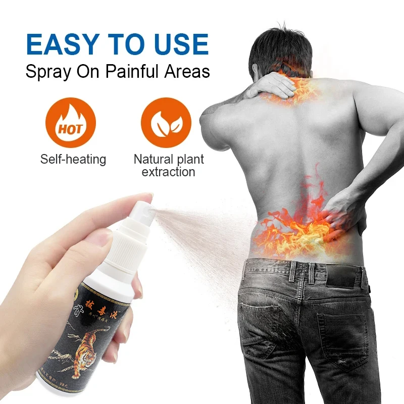 ZB Analgesic spray for arthralgia, knee pain, back pain, relief, massage, muscle strain, detumescence, and analgesia spray