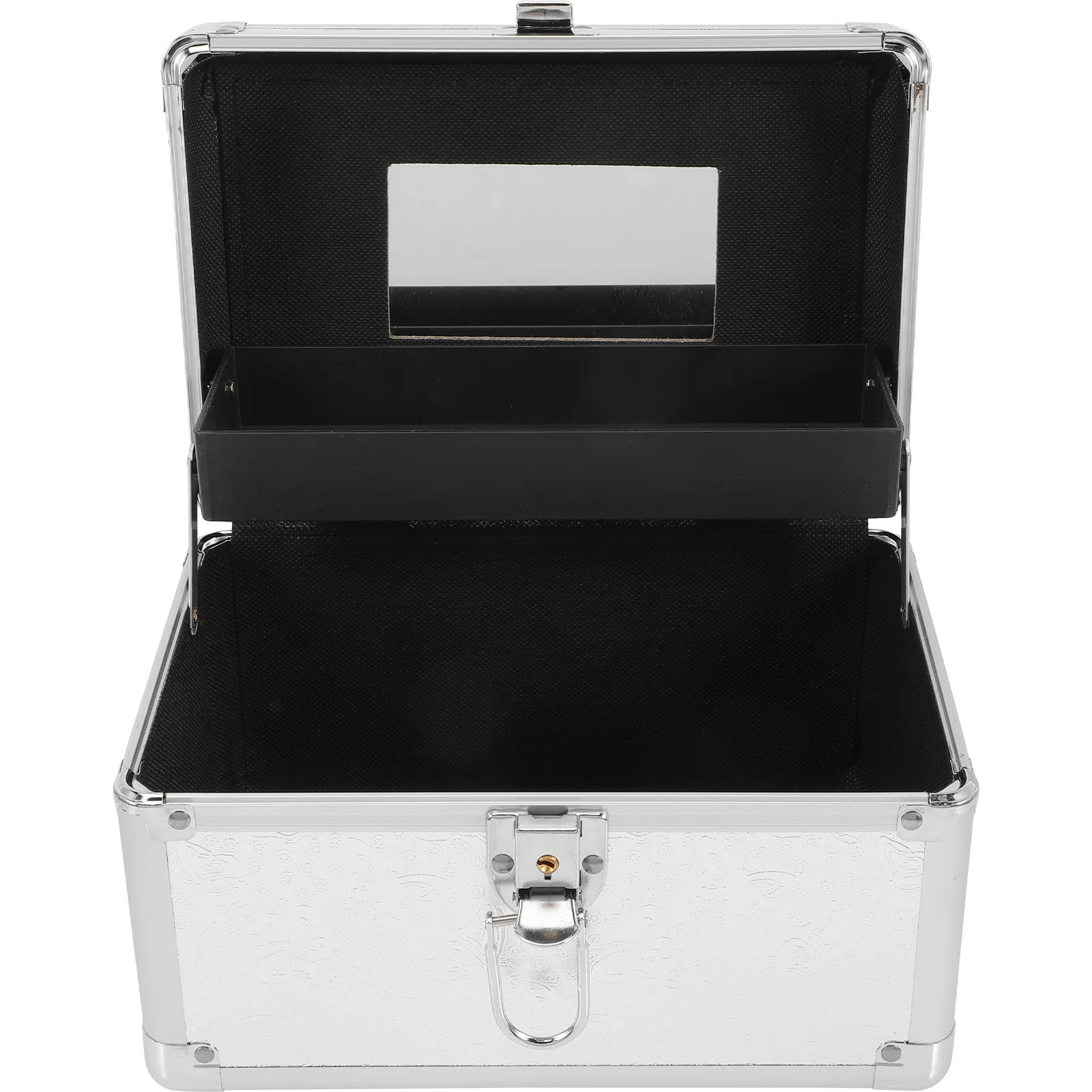 

Large Capacity Mahjong Case Aluminum Hard Cases Box Carrying Mahjongg Bag