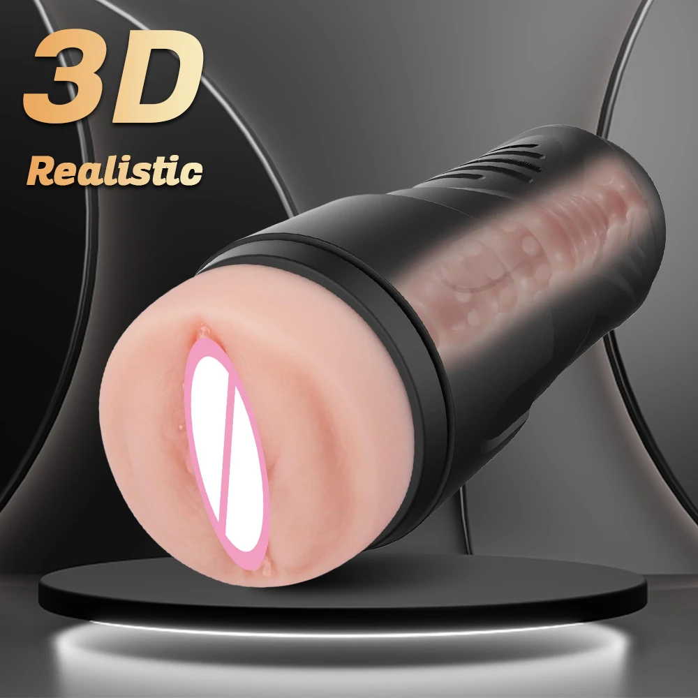 Männlicher Mastur bator Sexspielzeug für Erwachsene für Männer manuelle Vagina Vakuum tasche Pussy Cup Masturbation saugen Vibration Penis Oral Machine 1