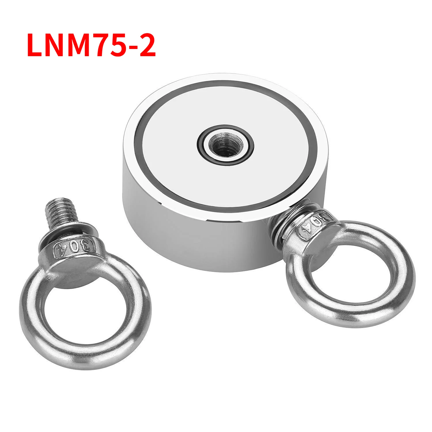 Neodymium Magnet Double Side Strong Super Power Salvage Stell Cup Holder Fishing 