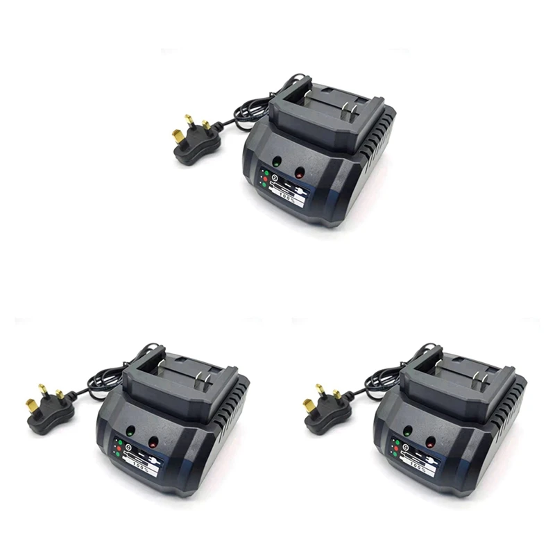 

3X Charger For Makita Lithium 1.2A 21V Battery Apply To Cordless Drill Angle Grinder Electric Blower Power Tools UK Plug