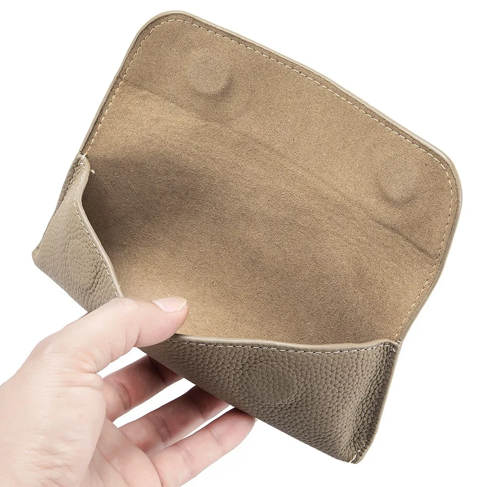 Premium Genuine Leather Eyewear Storage Pouch & Protector