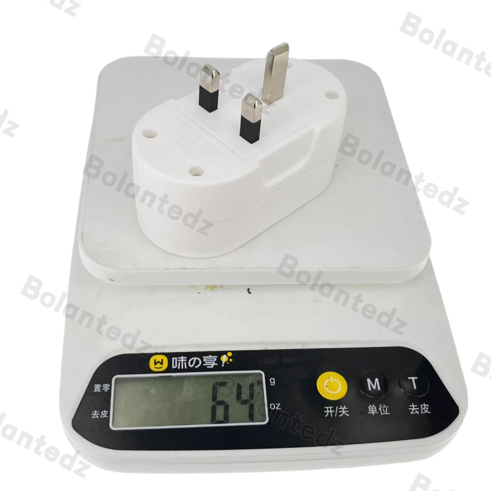Universal European to UK Plug Adapter - EU to UK Electrical Power Converter