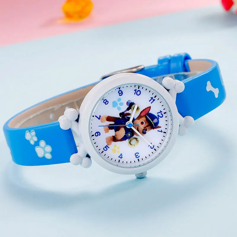 Relojes de la patrulla canina para niños, figuras de Anime, Chase, Skye,  Marshall, Pat, pulsera pop