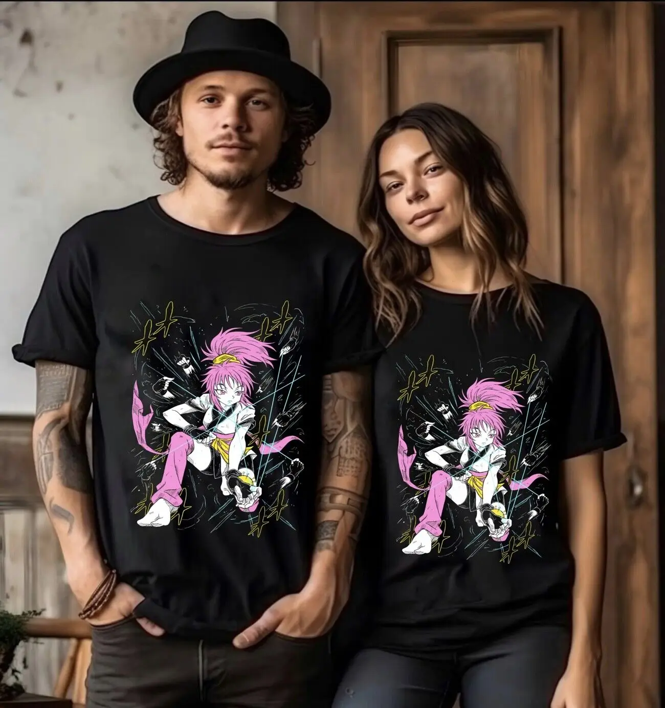 

Machi Komachine Gon Killua Shirt, Hunter Anime, Hisoka Anime T-Shirt Soft Tee