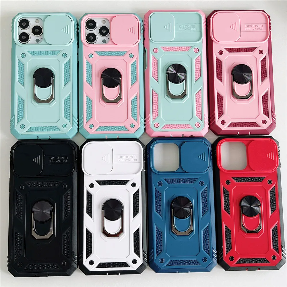 Custodia Per Finestra A Spinta Antiurto Per Iphone14 11 12 13 Promax Heavy Duty Cover Per Fotocamera Staffa Ad Anello Per Obiettivo Scorrevole