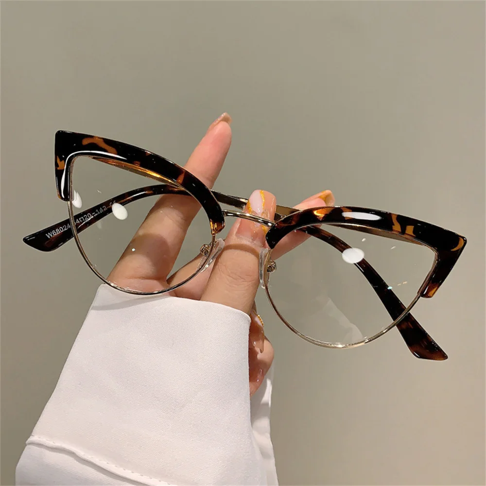 

Metal Frame Reading Glasses Anti Radiation Protection Glasses Blue Light Blocking Fashion Eyeglasses Anti-radiation Eyeglasses