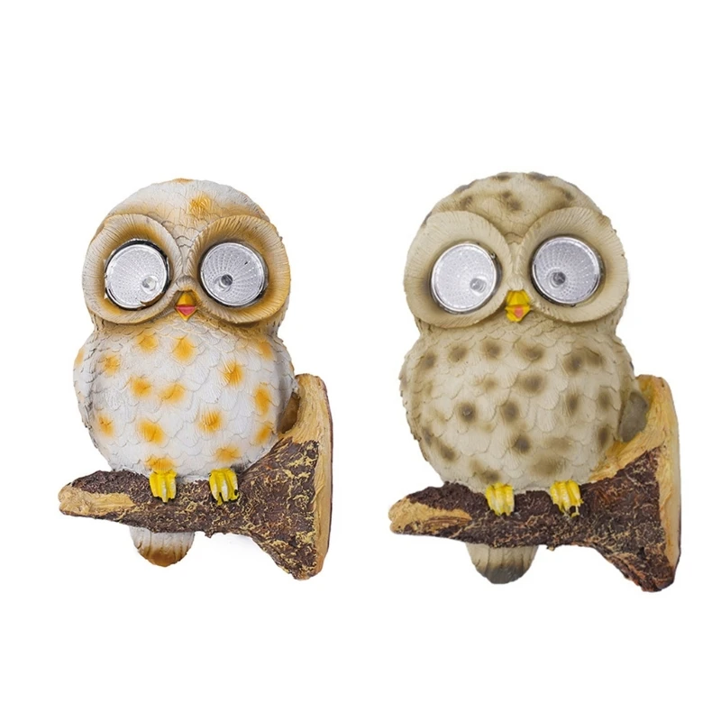 

Lawn Resin Owl Spotlight Courtyard Decoration Lawn Outdoor Waterproof