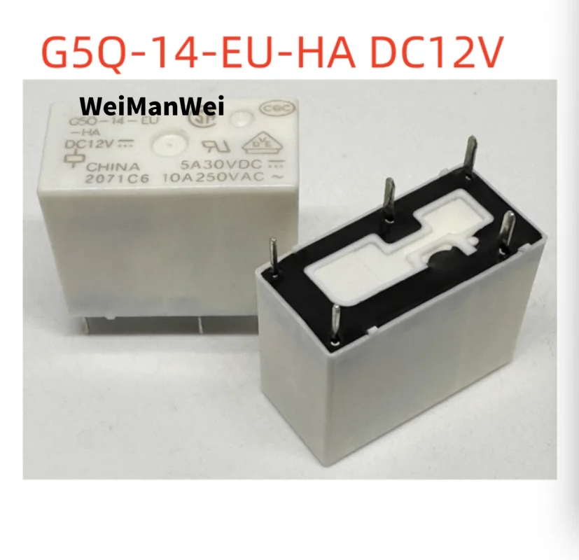 10개 새 원본 5핀 10A 릴레이 G5Q-1/14-Eu/Ha-7 Dc12V/22V/24V 33Fc