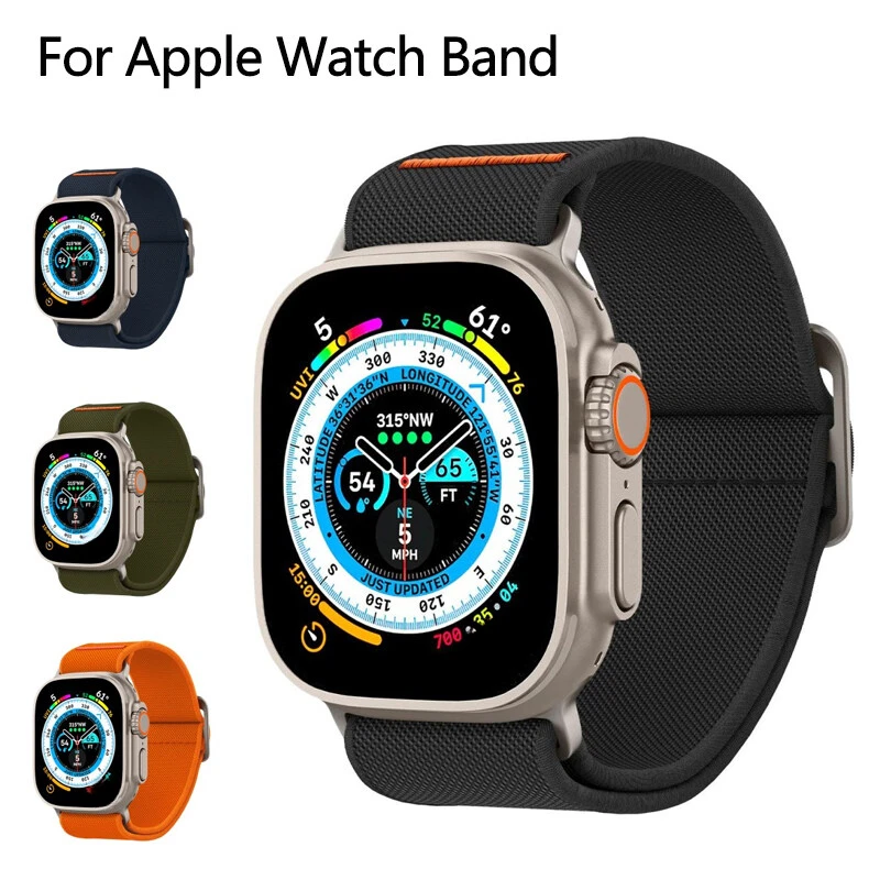 Durable Nylon Wristband for Smartwatches - Universal Fit, Various Sizes