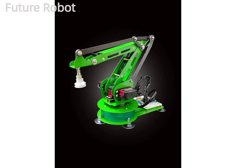 3 Axis Robot Arm with Suction Cup Stainless Steel Open Code Manipulator for Arduino Robot DIY Kit For UNO Programmable
